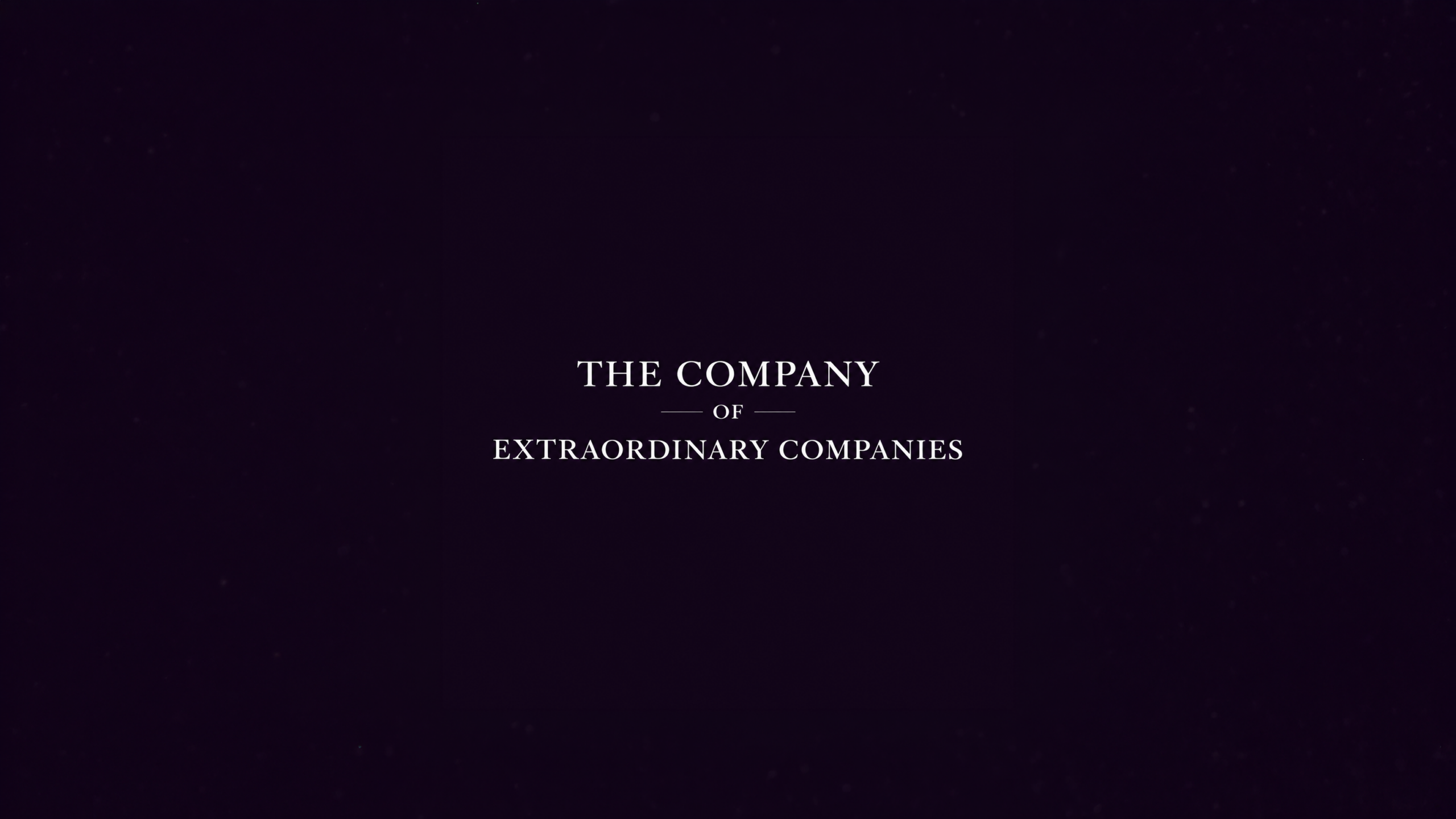 The Company of Extraordinary Companies Logo 16x9 violet