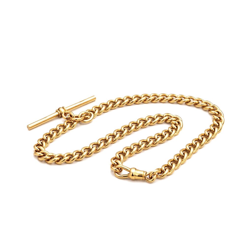 Vintage Gold Watch Chain