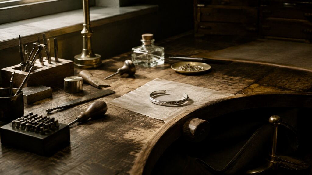 Traditional metalworking workshop